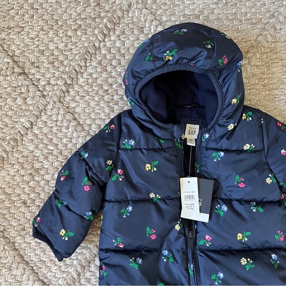 NWT Gap Puffer Floral Bunting - Picture 2 of 5
